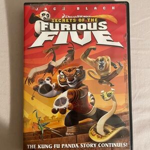 DreamWorks Secrets of the Furious Five DVD - the kung fu panda story continues